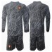 Maillot de foot le Portugal Gardien Extérieur vêtements enfant Europe 2024 Manches Longues (+ pantalon court)
